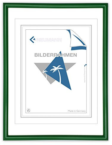 Neumann Bilderrahmen Kunststoffrahmen Classic, 70x100 cm, grün