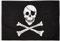 qualità Standard Bandiere Pirata Regular Poliestere Bandiera, Tessuto, 4 by 6'