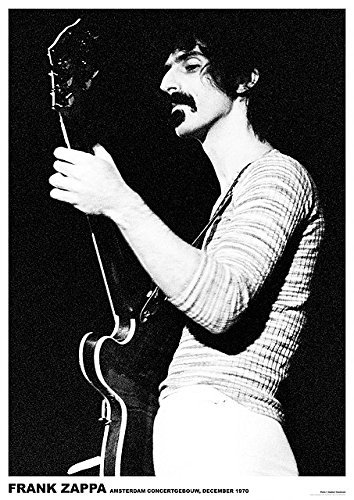 Schild – Frank Zappa – Amsteerdam – Dezember 1970 – 59 x 84 cm – Schild / Poster