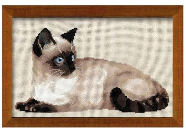 Riolis Kreuzstich-Set Thai Katze, Zählmuster