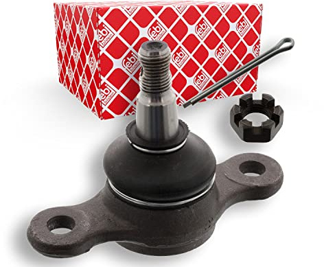 febi bilstein 43035 Traggelenk mit Kronenmutter und Splint, 1 Stück | Kompatibel mit: TOYOTA MR2 I, MR2 II, TERCEL, TERCEL