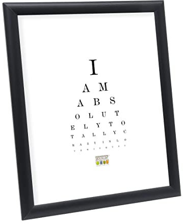 Deknudt Frames S40CL2 Cadre Photo Bois Noir 18 x 24 cm