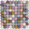 Myfelt Greta Topfuntersetzer, Wolle, Grün/Blau/Bunt, 20 x 20 cm