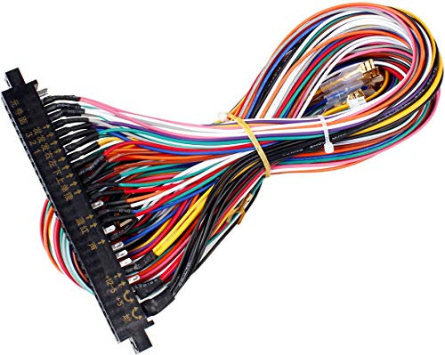 EG STARTS Arcade JAMMA 56 Pin Interface Cabinet Wire Kabelbaum Loom Multicade Arcade PCB Kabel Arcade Machine Videospielkonsolen Jamma 60-in-1-Board & Pandora Box 2 3 4 Spiel