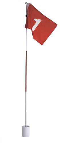 Silverline Golf Flag Set, Golffahne mit Golfloch