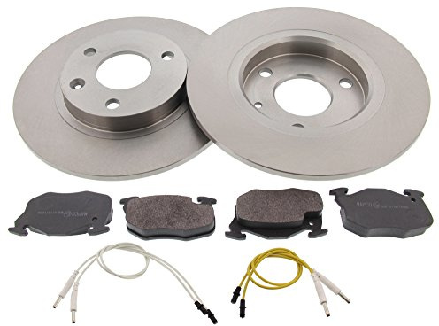 MAPCO 47452 Bremsenssatz Vorne Voll, System Bendix, 238 mm | Kompatibel mit: CITROËN SAXO, PEUGEOT 106 II