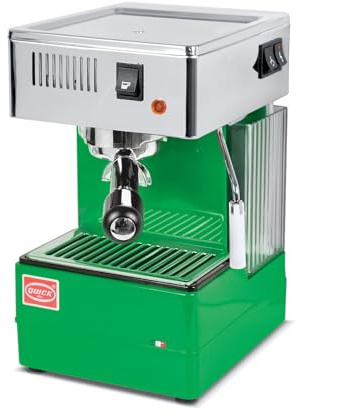Quickmill 0820 - Cafetera espresso fabricada en Italia (verde)