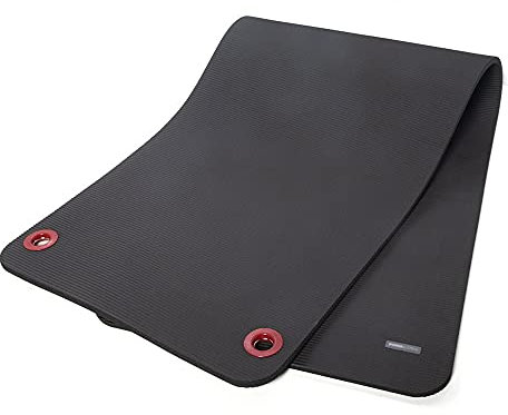 Power Systems Premium Gymnastikmatte zum Aufhängen, 142 x 58 x 0,9 cm, Tiefschwarz (93834)