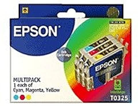 Epson T032540 Tintenpatrone cyan, magenta und gelb, Multipack