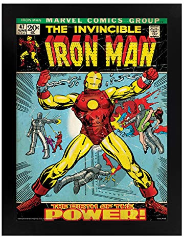 Marvel Bild gerahmt, 30 x 40 cm – Iron Man