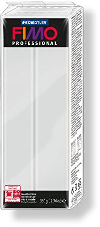 Staedtler Fimo professional Individual Large Blocks 350g, Dolphin Grey, 350 g