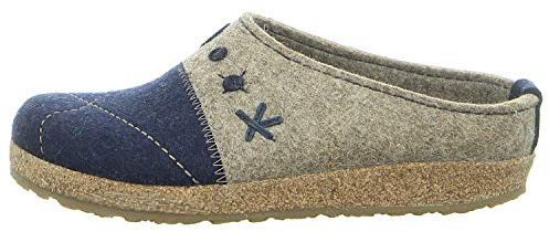 HAFLINGER Schuhe Damen Hausschuhe Pantoffeln Wolle Grizzly Tristan 731040