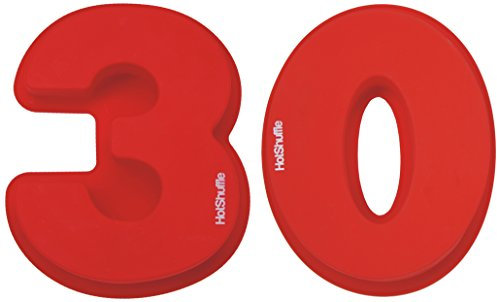 HotShuffle 13 Pouces (33cm) XL Nombre de Silicone 30 Moule à gâteau Moule 10e Anniversaire Anniversaire 3 0