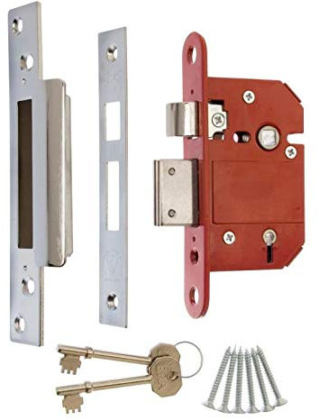 Era BS 5 Lever Mortice Sashlock 76mm - Satin Finish