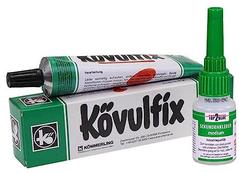 Nos meilleurs Kövulfix 60g Colle instantanée en combinaison avec la colle seconde medium 20 g de qualité supérieure