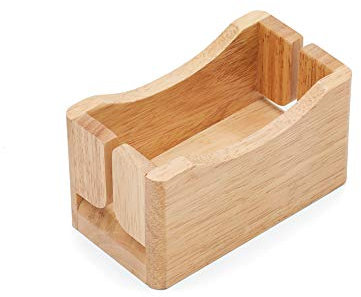 Fox Run 4089 Bagel Cutter/Holder, Wood, Brown