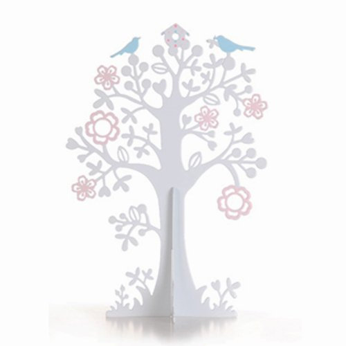 Sass & Belle Schmuckständer Baum - Weiß mit farbigen Details