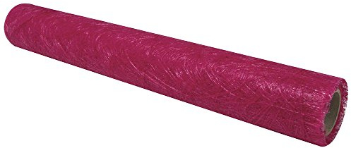 Rayher 5521833 Faserseide: Modern, 30cm, Rolle 5m, pink