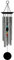 Woodstock Windspiel Chakra Chimes, Seven Stones, Silber, groß (63 cm)