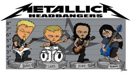 Metallica -Headbanger Poster Plakat Bild 91x61
