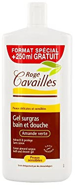 Gel Bain Douche Amande Verte 1l Surgras Actif Rogé Cavaillès