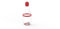 Lékué Dressing-Shaker, 180 ml, rot