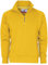 Felpa Da Lavoro Maglia Felpata Cotone Con Mezza Zip In Tinta Payper Miami +, Colore: Giallo, Taglia: M