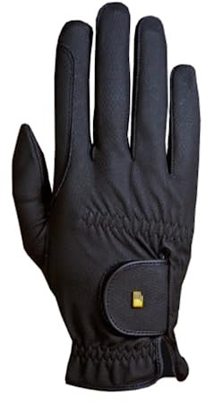 Roeckl Roeck-Grip Reithandschuhe, Unisex, schwarz