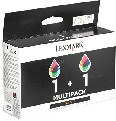 Lexmark 80D2955 1 Tintenpatrone farbig Standardkapazität 2 x 200 Seiten 2er-Pack