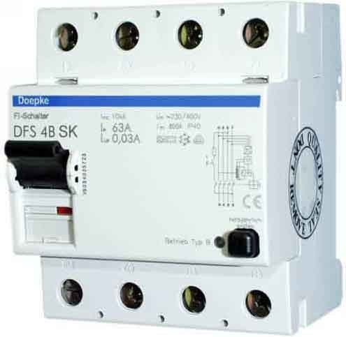 040-4/0,03-A KV FI-Schutzschalter DOEPKE DFS4 040-4/0,03-A KV