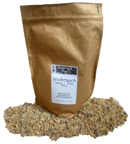 Naturix24 – Weihrauch, Olibanum indisch 1. Wahl – 500 g Beutel
