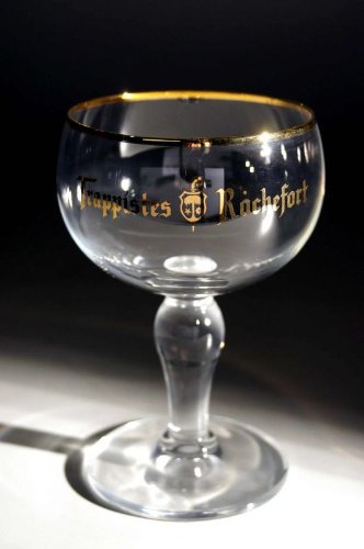 Rochefort Lot de 2 verres à bière Trappist Belgium