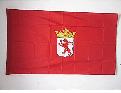 AZ FLAG Bandera de la Provincia DE LEÓN 150x90cm para Palo - Bandera LEÓN EN Castilla Y LEÓN 90 x 150 cm