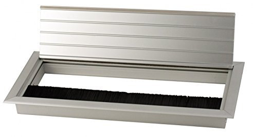 ToniTec® Kabeldurchlass | Kabeldose Kabeldurchführung | Aluminium | 276mm | exklusives Design | rechteckig | speziell