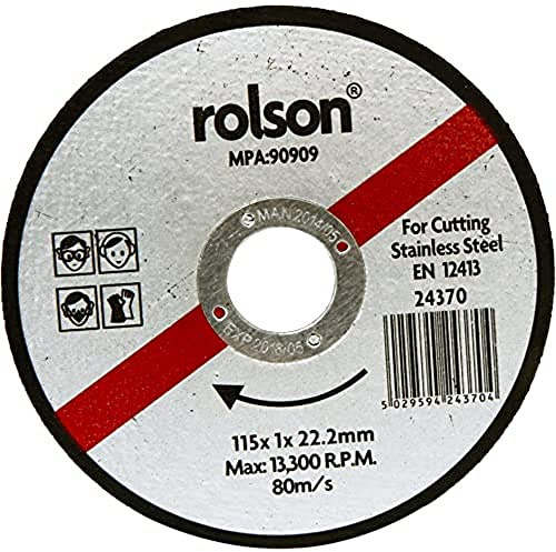 Rolson 24370 115 mm Thin Cutting Disc