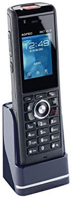 AGFEO 6101371 Telefon schnurlos DECT 65 IP schwarz