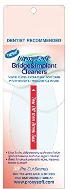 3er Pack Thornton Proxysoft Bridge & Implant Zahnseide 30 Stück (3 x 30 Stück)