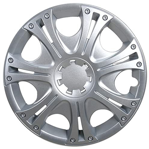 Albrecht 14 Zoll Radkappen silber für Stahlfelgen - Aruba Radzierblenden aus hochwertigem Kunststoff - Langlebige Radblenden in originaler Albrecht Verpackung - Made in EU