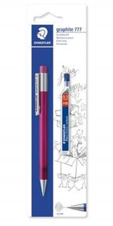 Staedtler Graphite 777 - Blister 1 Porte-Mine 0,5 Mm + 1 Étui Mines 250 05-Hb