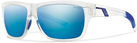 Smith Erwachsene Sportbrille Mastermind Sonnenbrille, Grau (Matte Crystal/Blue Sparkling Polarized), 60