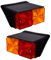 Bajato Blinker Lampen Licht Links Rechts Set Traktoren Hinten Schwanz(Mit Glühlampen)