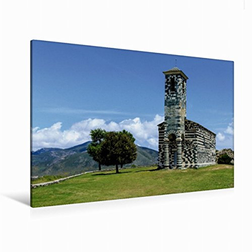 Premium Textil-Leinwand 120 x 80 cm Quer-Format San Michele, Murato | Wandbild, HD-Bild auf Keilrahmen, Fertigbild auf hochwertigem Vlies, Leinwanddruck von Andreas Jordan
