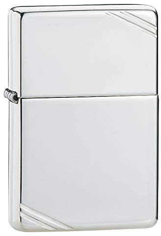Zippo Windproof Lighter - 1935 Replica - Vintage Sterling Silver - Refillable for Lifetime Use - Adjustable Flame - Gift Box - Metal Construction - Made in USA