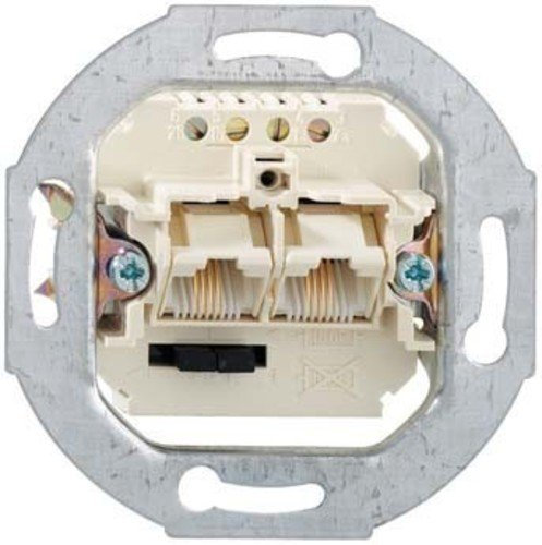Rutenbeck 13010440 Steckdose RDSI, 2 Ausgänge, 2 x 4 Pol, 4 Klemmen