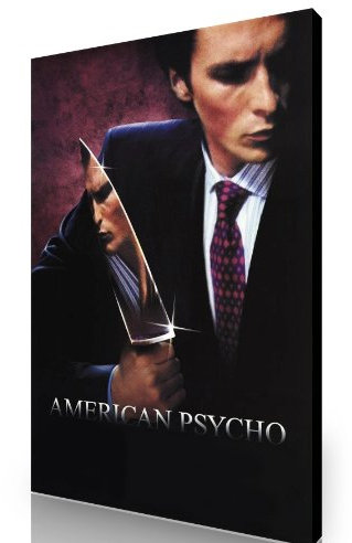Große American Psycho Leinwand Galerie Stil 76,2 x 50,8 cm A1