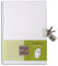 DRAEGER PARIS 1886 Toga by Journal Intime DIY à Décorer - 180 Pages Lignées + Protège-Carnet + Cadenas avec 2 Clés - Idéal Do It Yourself & Scrapbooking - Format 13x18 cm Blanc