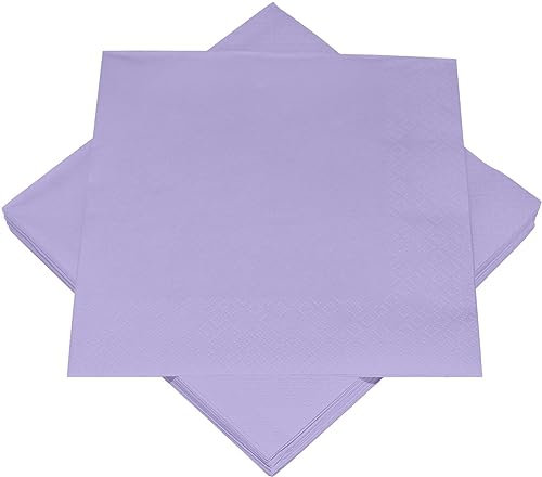 HEKU® Gewebe/Servietten 33 x 33 cm unifarben (20 Stück), 241-06 flieder, 33 x 33cm