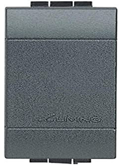 Bticino SL4950/2F Livinglight Lot de 2 cache-trous Anthracite