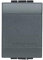 Bticino SL4950/2F Livinglight Lot de 2 cache-trous Anthracite