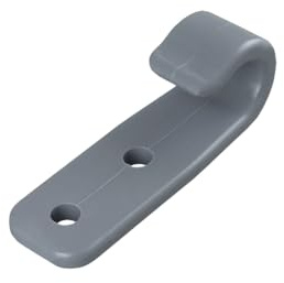 LYSEL® Kunststoff Planenhaken offen, (BxL) 19.50x60mm in grau (1 Stück)